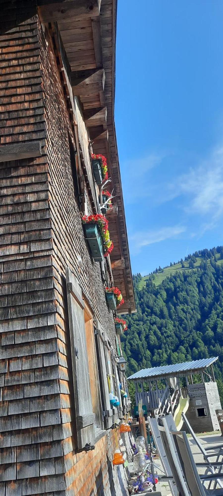 Jausenstation Neuschwand Villa Hittisau Exterior photo